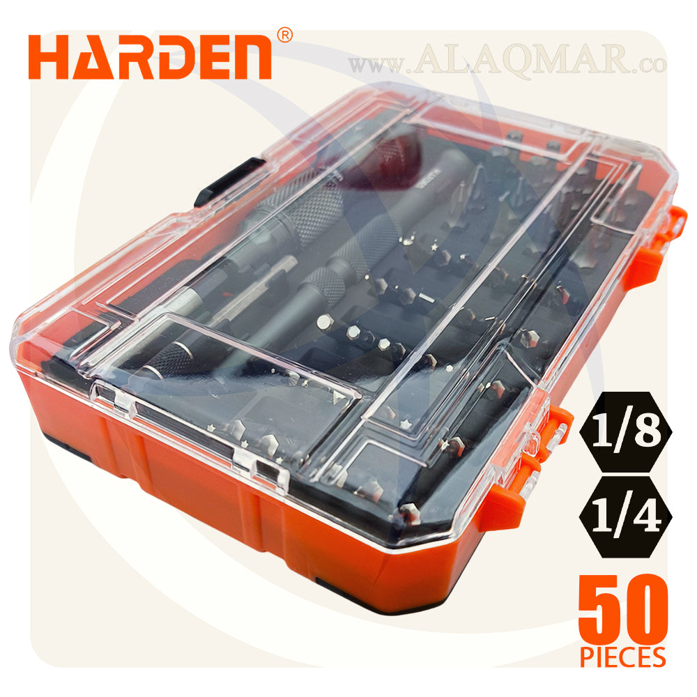 طقم مفك الكترونيات و سنون 50ق 550150 HARDEN