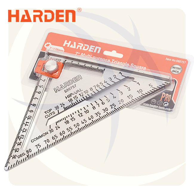 زاوية مثلث قياس معدن 7بوصة 180ملي 580757 HARDEN