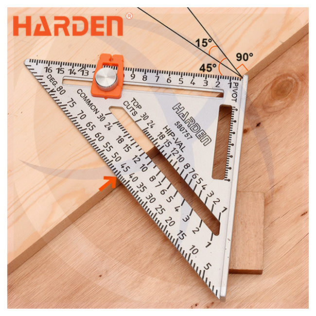 زاوية مثلث قياس معدن 7بوصة 180ملي 580757 HARDEN