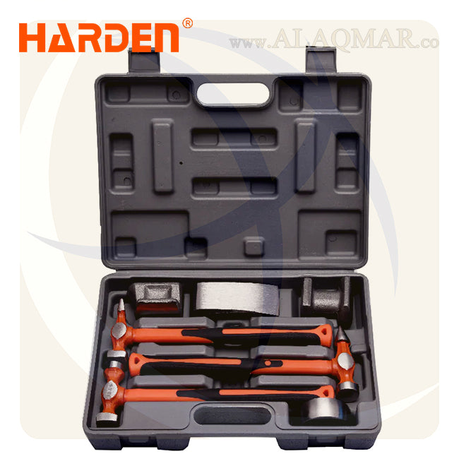 طقم شاكوش سمكري و سند سمكري 7ق 590527 HARDEN