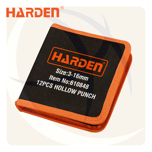 طقم زنبة تخريم جوانات 12ق 3-16ملي 610848 HARDEN