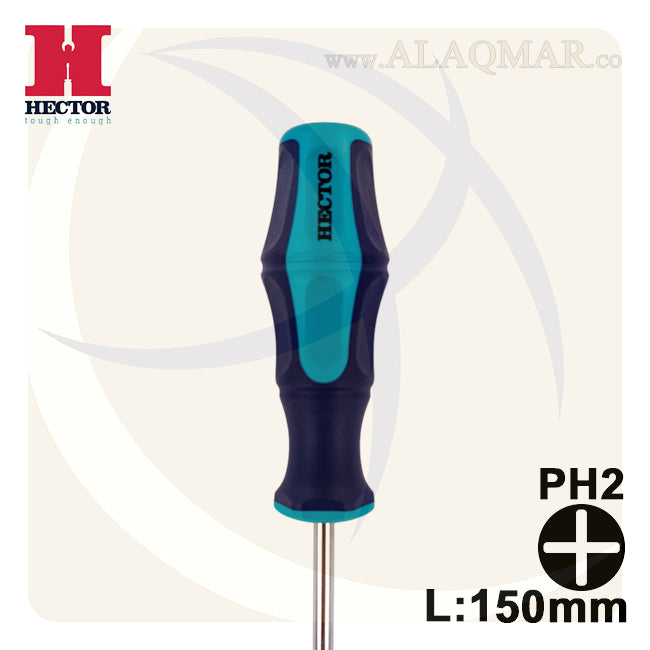 مفك صليبة PH2 * 150ملي D100 HECTOR