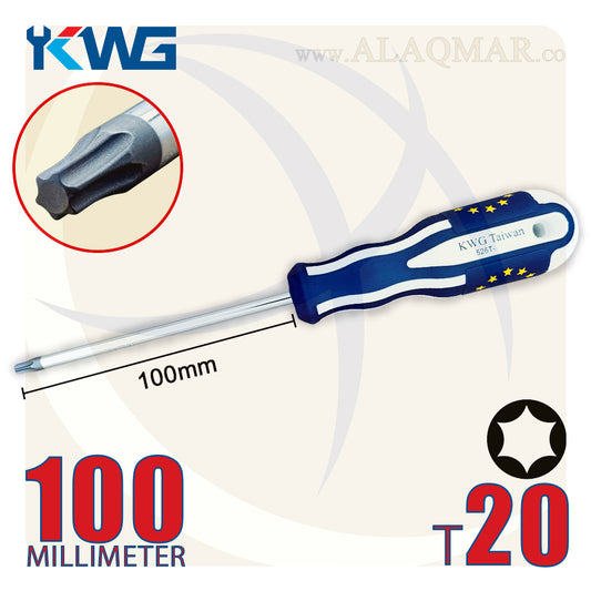 مفك نجمة T20 طول 100ملي 526T-2004 KWG