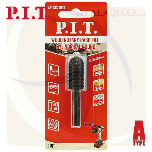 بنط فريزة خشب اسطوانة دائري باكس 6ملي APLS13-013A PIT