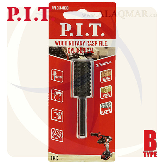 بنط فريزة خشب اسطوانية باكس 6ملي APLS13-013B PIT