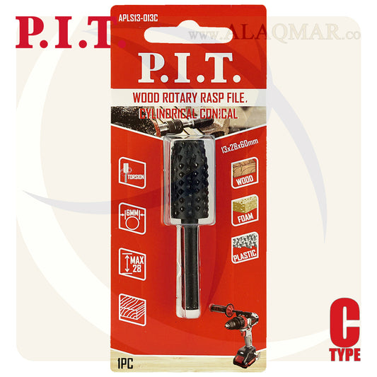 بنط فريزة خشب مخروطي باكس 6ملي APLS13-013C PIT