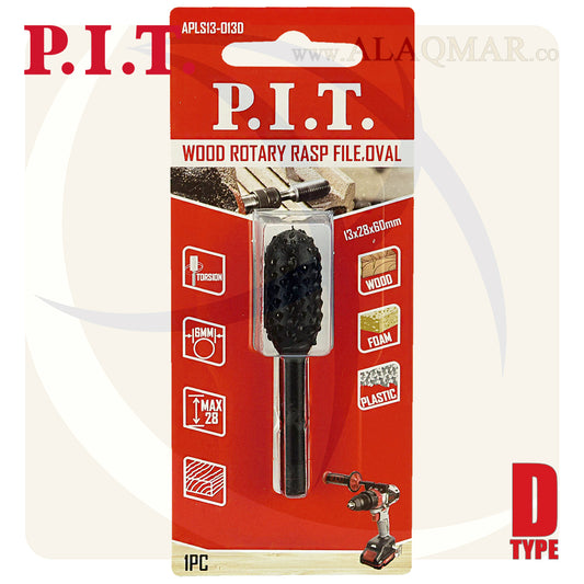 بنط فريزة خشب بيضاوي باكس 6ملي APLS13-013D PIT