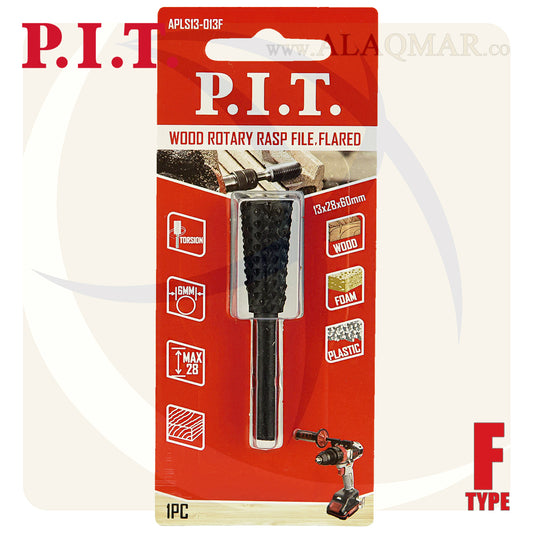 بنط فريزة خشب هرمي مقلوب باكس 6ملي APLS13-013F PIT
