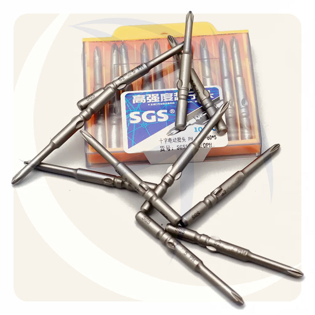 سن مفك الكتروني اكس 5ملي صليبة PH2 طول 60ملي SGS560-5.0PH2 SGS