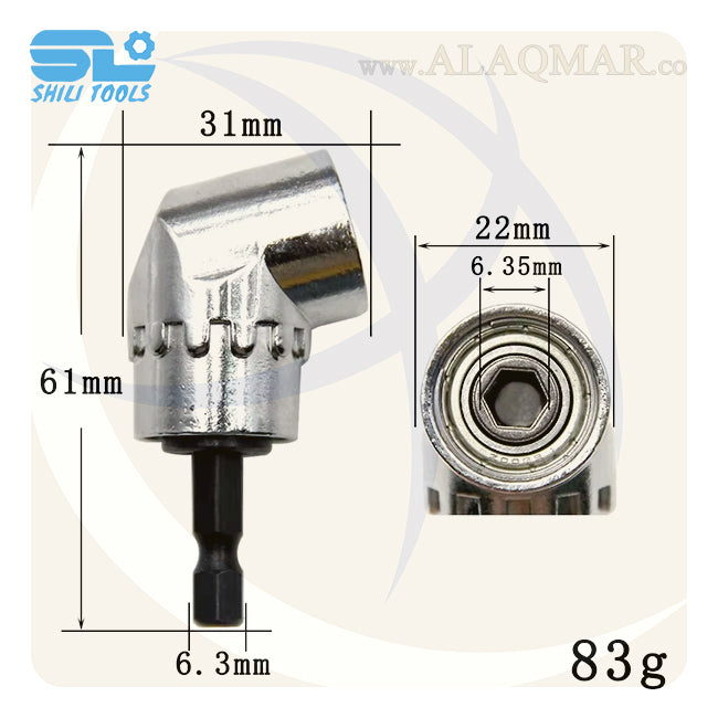 ادابتور سن مفك زاوية 105درجة زور طويل SL-P0899 SHILI