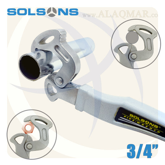 مفتاح انجليزي استلسون 9.25بوصة 235ملي 10-30ملي هيفي ديوتي PW1030AL SOLSONS