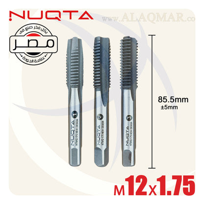طقم دكر قلاوظ يدوي 3ق M12*1.75ملي NTM12-1.75-N NUQTA