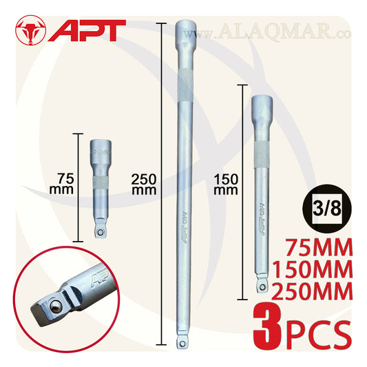 طقم وصلة لقم رباط 3/8بوصة 3ق  CrV وصلة متحركة 383003J APT