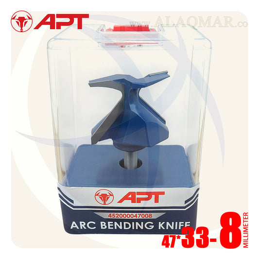 بنطة راوتر تشكيل دوران قطر 33 مم - كعب 8 مم ARC BENDING 452000047008 APT