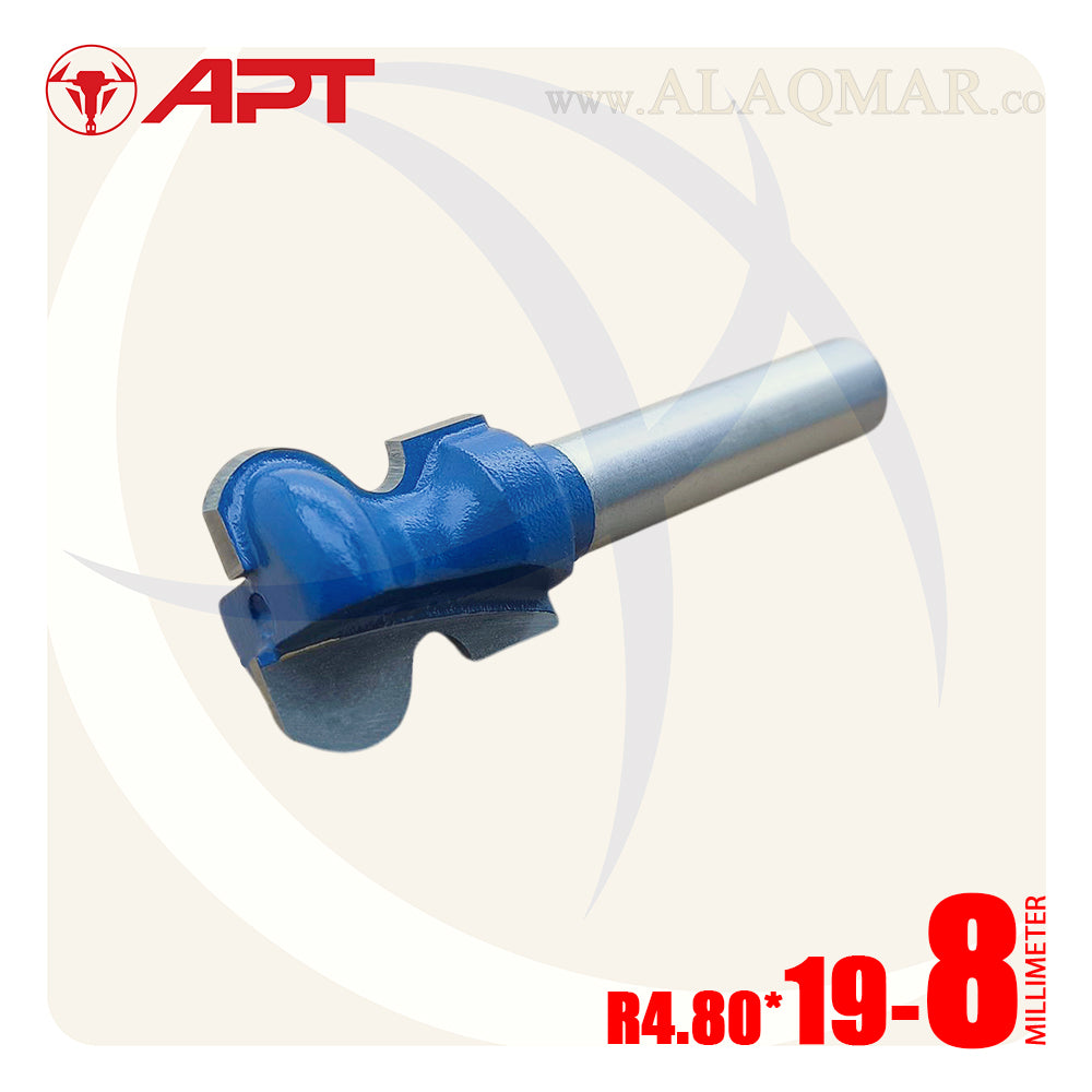 بنطة راوتر عمل مقبض وماسك - قطر 19 مم - كعب 8 مم 955019014008 APT