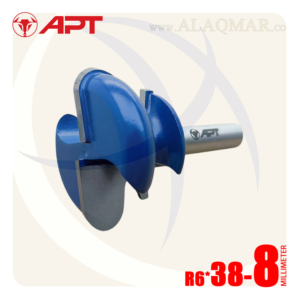 بنطة راوتر عمل مقبض وماسك - قطر 38 مم - كعب 8 مم 955038018008 APT