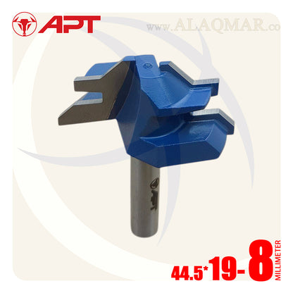 بنطة راوتر تجميع أخشاب قطر 19 مم - كعب 8 مم 45D LOCK MITER 44.5*19 955445019008 APT