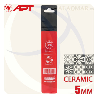 بنط فدية سن مثلث و سيراميك و بورسلين 5ملي طول 95ملي 96000800508 APT