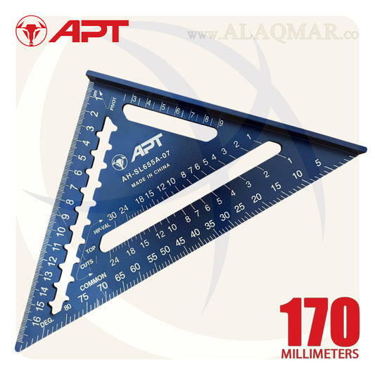 مثلث علام زاوية قياس ألومنيوم 170ملي AH-SL655A-07 APT