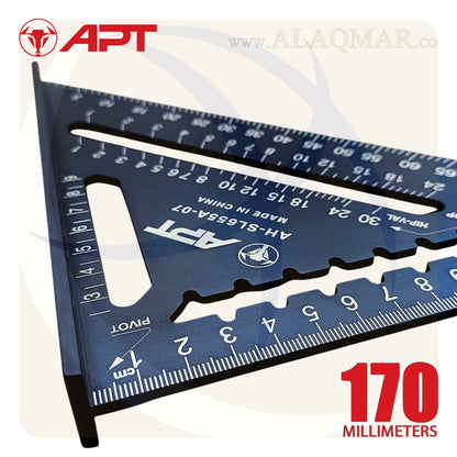 مثلث علام زاوية قياس ألومنيوم 170ملي AH-SL655A-07 APT