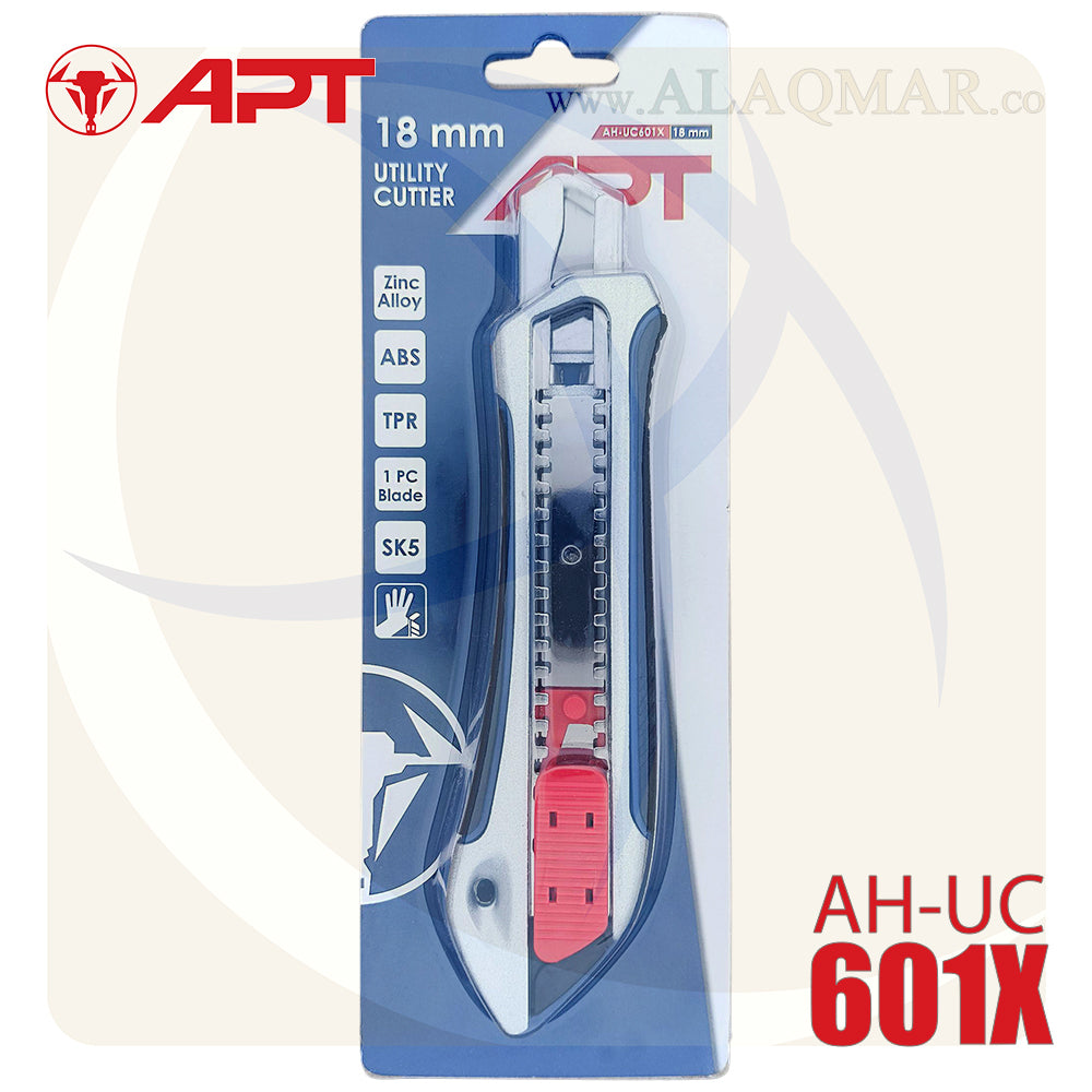 كتر 18ملي سحاب زنك 140جرام (بدون شفرة) AH-UC601X APT