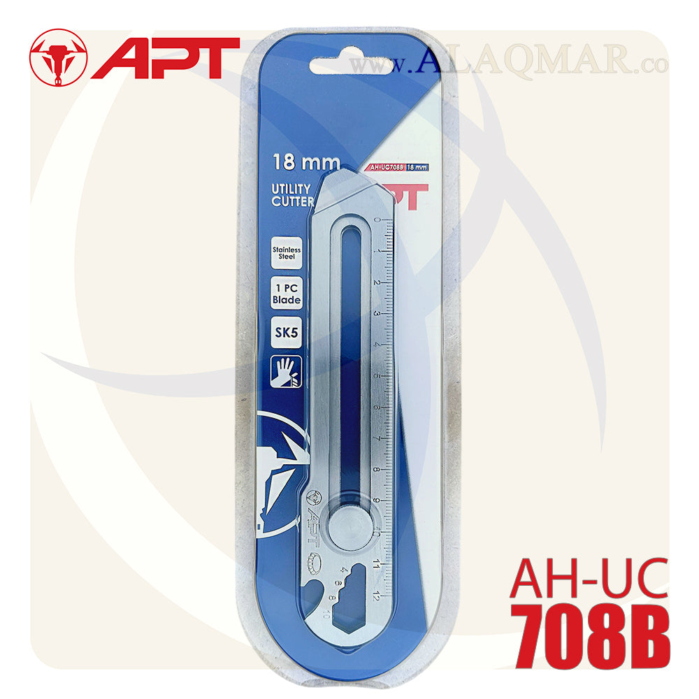 كتر 18ملي بكرة ستانلس 120جرام (بدون شفرة) AH-UC708B APT