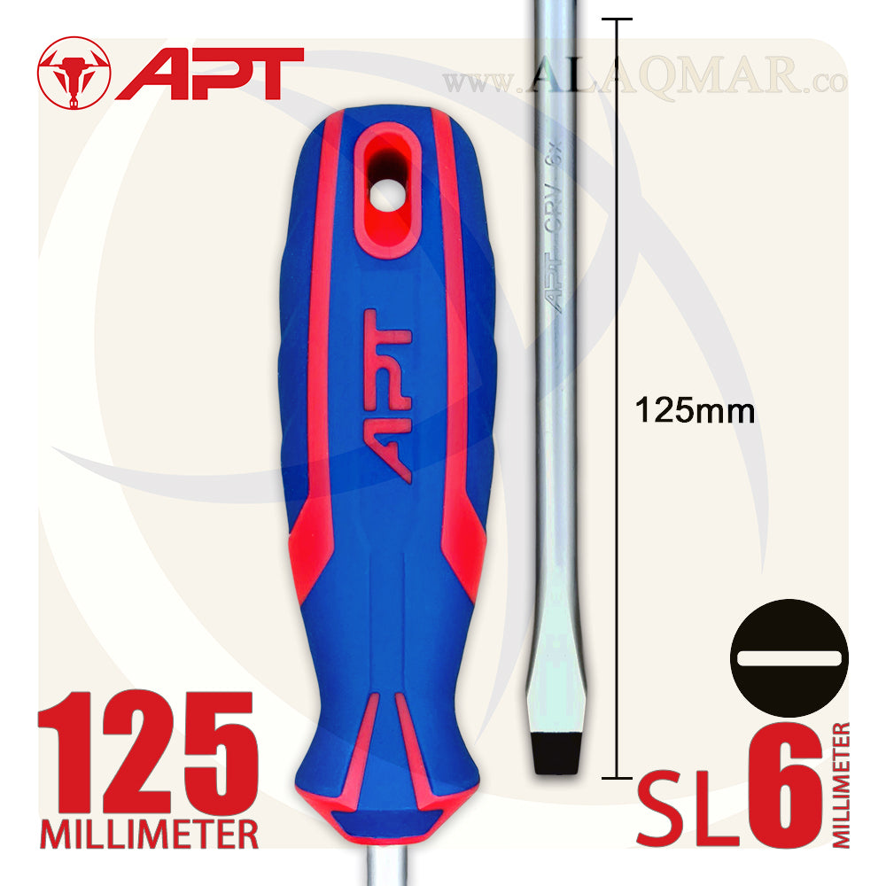 مفك عادة SL6 طول 125ملي 2 لون AH140274 APT