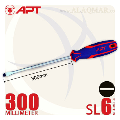 مفك عادة SL6 طول 300ملي 2 لون AH140274 APT