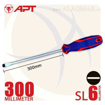 مفك عادة SL6 طول 300ملي 2 لون AH140274 APT