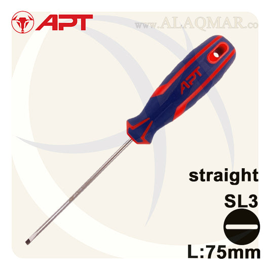 مفك عادة 3 * 75ملي سن عدل 2 لون AH141274 APT
