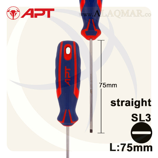 مفك عادة 3 * 75ملي سن عدل 2 لون AH141274 APT