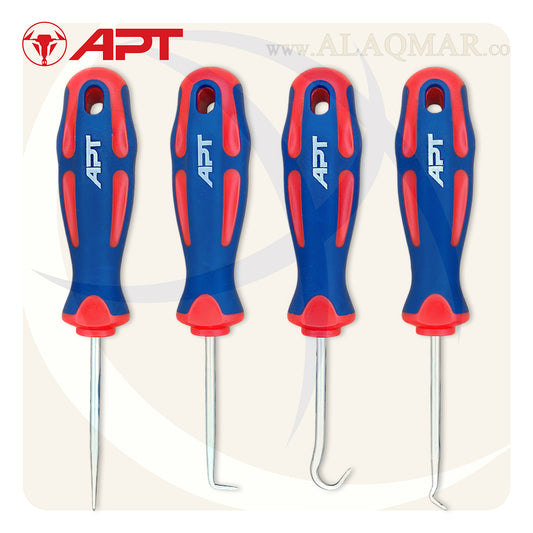 طقم مفك شوكة و خطاف 4ق AH145079-4 APT