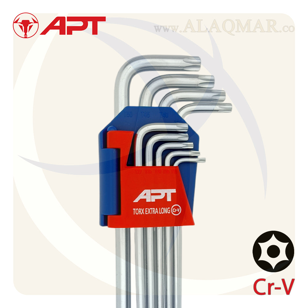 طقم النكي نجمة توركس بدليل طويل طول اكثر 9ق T10-T50 AH571521-9 APT