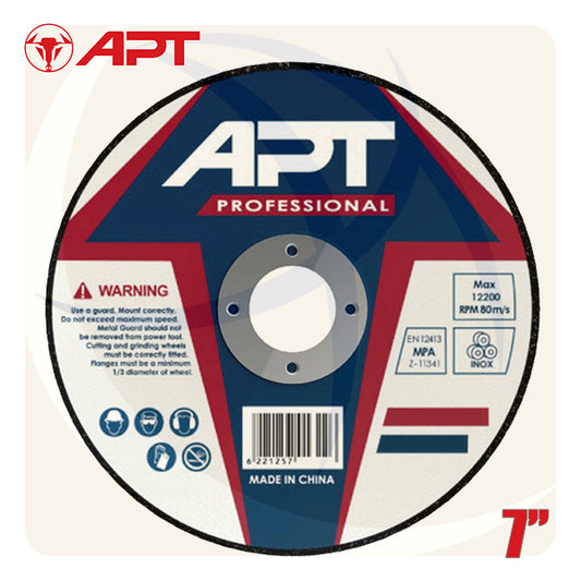 حجر قطعية بسكوت انوكس 7بوصة 1.6ملي 22ملي   PROFESSIONAL APTP21801622 APT