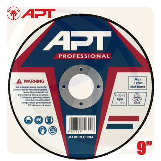 حجر قطعية بسكوت انوكس 9بوصة 1.9ملي 22ملي   PROFESSIONAL APTP22301922 APT