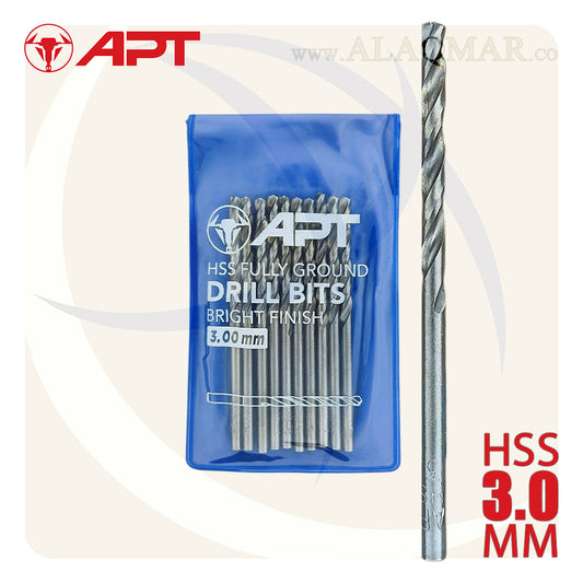 بنط حدادي ابيض 3.00ملي HSS 9640000300 APT