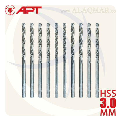 بنط حدادي ابيض 3.00ملي HSS 9640000300 APT