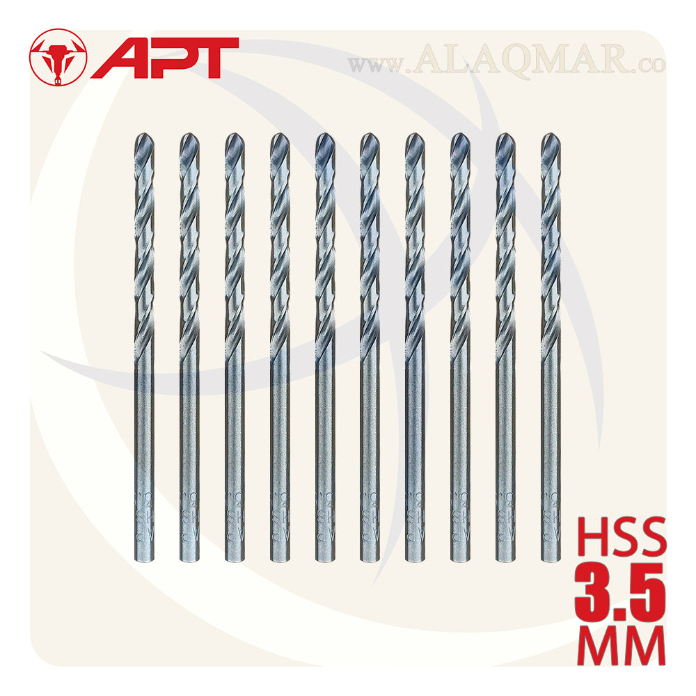 بنط حدادي ابيض 3.50ملي HSS 9640000350 APT