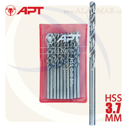 بنط حدادي ابيض 3.70ملي HSS 9640000370 APT