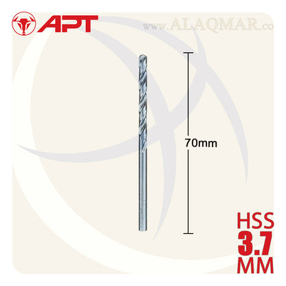 بنط حدادي ابيض 3.70ملي HSS 9640000370 APT