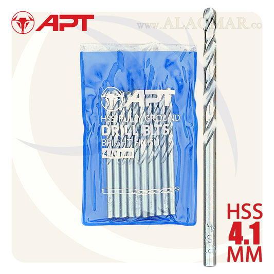 بنط حدادي ابيض 4.10ملي HSS 9640000410 APT