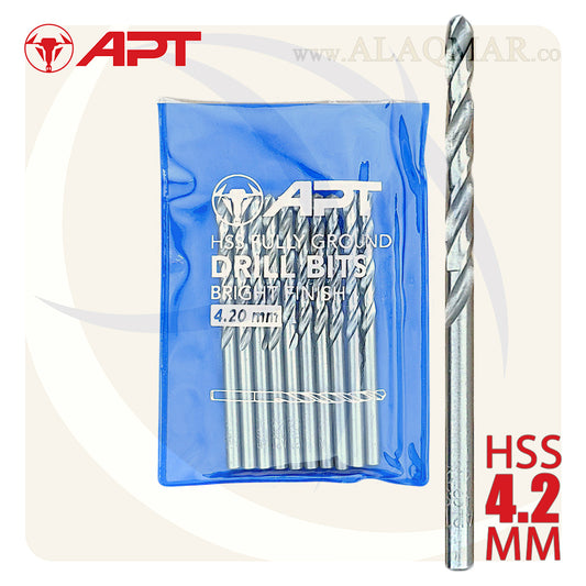 بنط حدادي ابيض 4.20ملي HSS 9640000420 APT