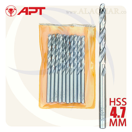 بنط حدادي ابيض 4.70ملي HSS 9640000470 APT