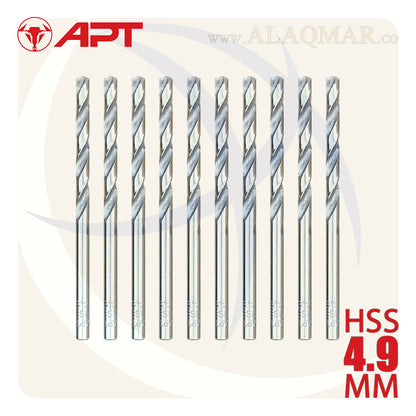 بنط حدادي ابيض 4.90ملي HSS 9640000490 APT