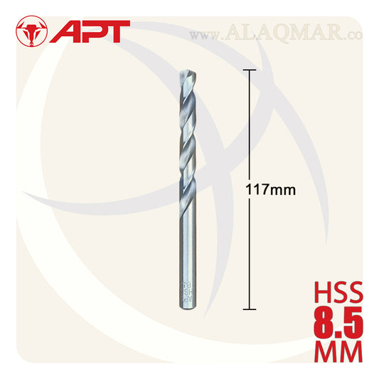 بنط حدادي ابيض 8.50ملي HSS 9640000850 APT