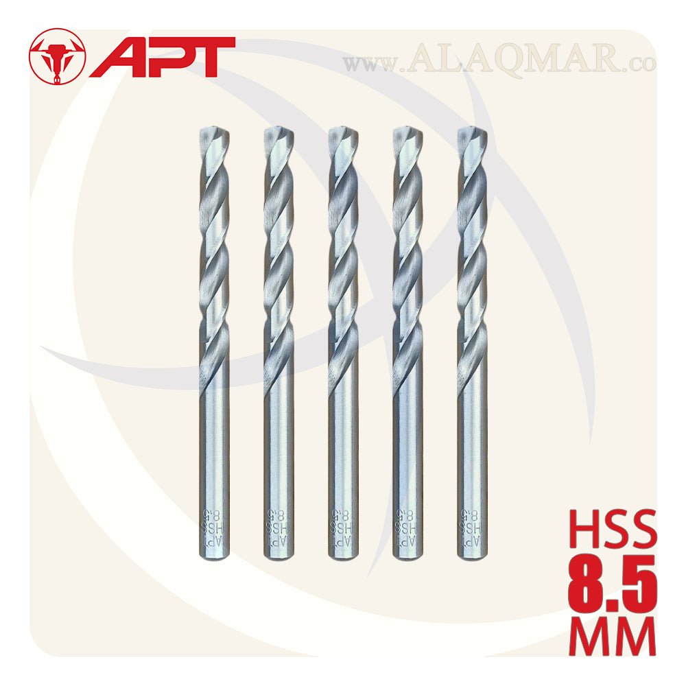 بنط حدادي ابيض 8.50ملي HSS 9640000850 APT