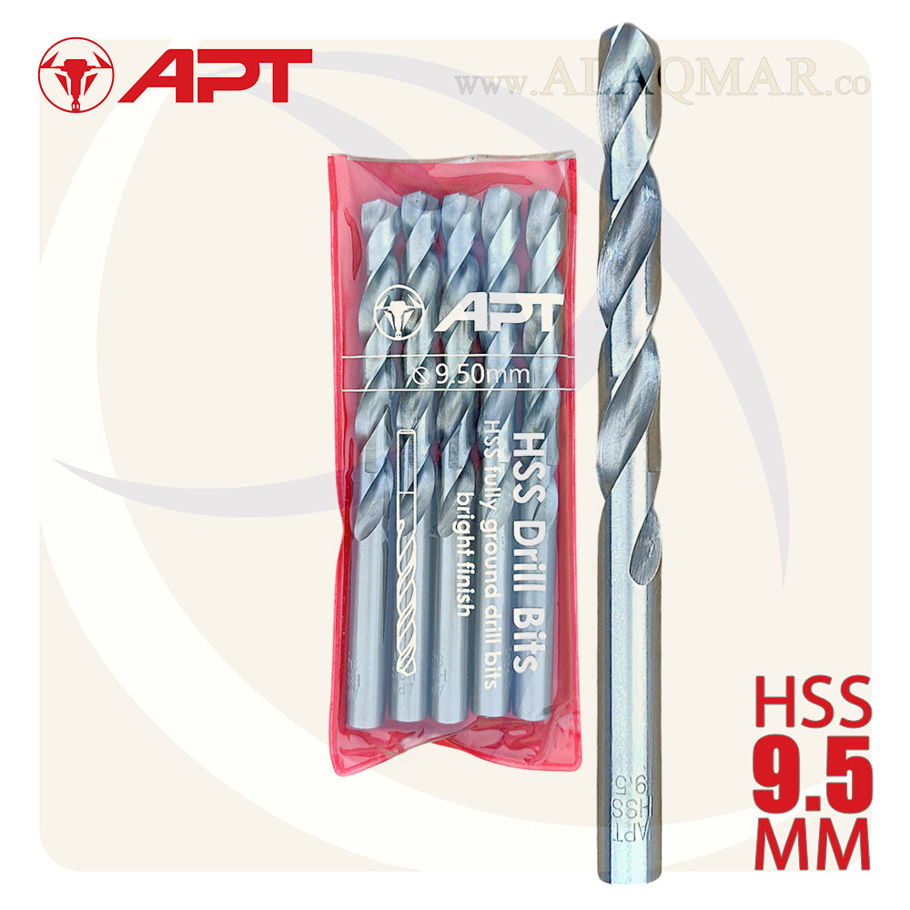 بنط حدادي ابيض 9.50ملي HSS 9640000950 APT