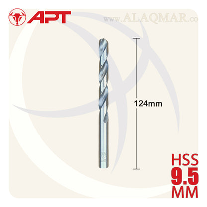 بنط حدادي ابيض 9.50ملي HSS 9640000950 APT