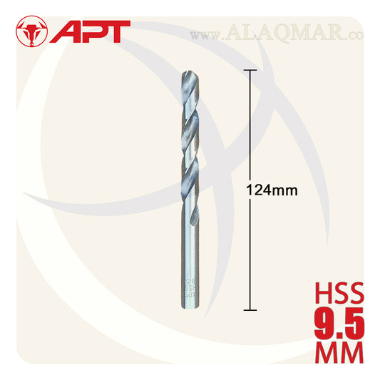 بنط حدادي ابيض 9.50ملي HSS 9640000950 APT