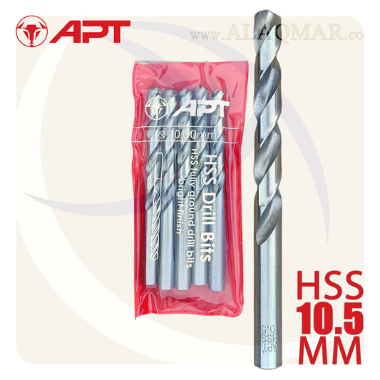 بنط حدادي ابيض 10.50ملي HSS 9640001050 APT